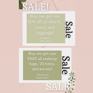 BOGO sale!!